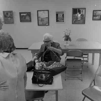 Unidentified women, Panorama Art Show, May 2, 1973: Frame 23d
