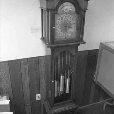 Grandfather clock, Panorama Art Show, May 2, 1973: Frame 44a