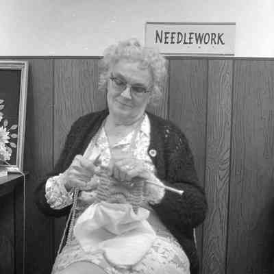 Unidentified woman, Panorama Art Show, May 2, 1973: Frame 1d