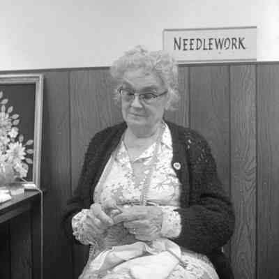 Unidentified woman, Panorama Art Show, May 2, 1973: Frame 2d