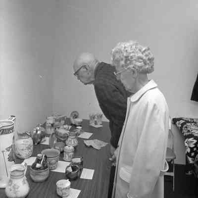 Unidentified people, Panorama Art Show, May 2, 1973: Frame 9c