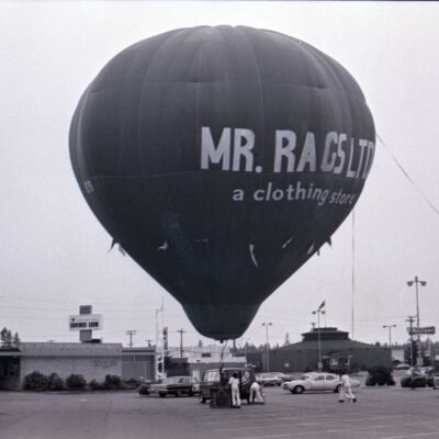 Tennis and Mr. Rags Balloon, 1975