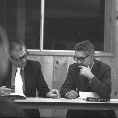 Ralph H. Klei, Sr. and Tom Huntamer, Date unknown: Frame 8a
