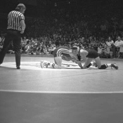 Championship wrestling match, 1977: Frame 41