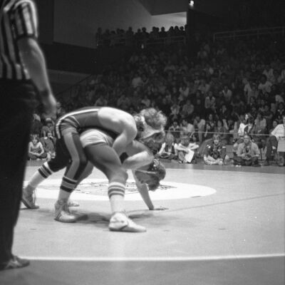 Championship wrestling match, 1977: Frame 43