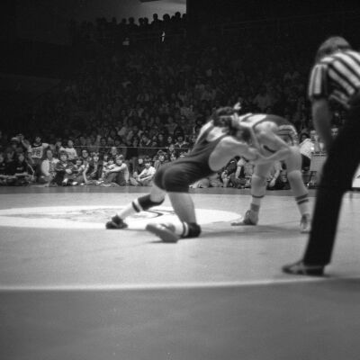 Championship wrestling match, 1977: Frame 38
