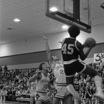 Timberline High School v. Capital High School basketball game, 1979: Frame 1