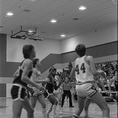 Timberline High School v. Capital High School basketball game, 1979: Frame 4
