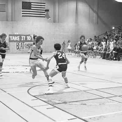 Timberline High School v. Capital High School basketball game, January 26, 1977: Frame 24c