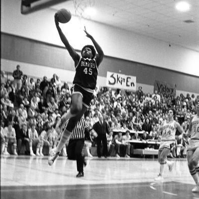 Timberline High School v. Capital High School basketball game, 1979: Frame 15..