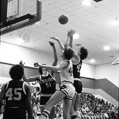 Timberline High School v. Capital High School basketball game, 1979: Frame 16.