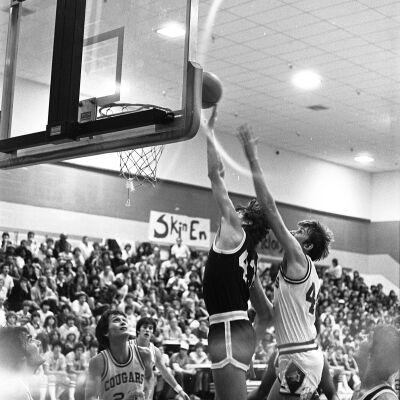 Timberline High School v. Capital High School basketball game, 1979: Frame 19.