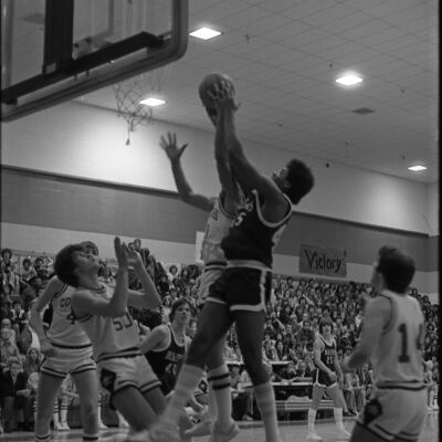 Timberline High School v. Capital High School basketball game, 1979: Frame 19