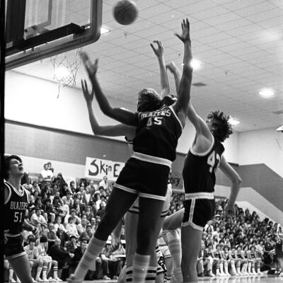 Timberline High School v. Capital High School basketball game, 1979: Frame 11..