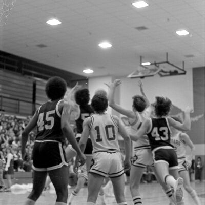 Timberline High School v. Capital High School basketball game, 1979: Frame 12