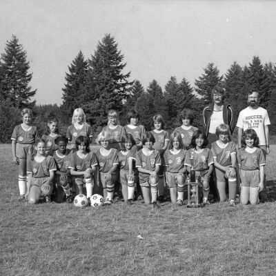 Rotary "Knock in the Grass" middle school soccer champions, August 2, 1979: Frame 9
