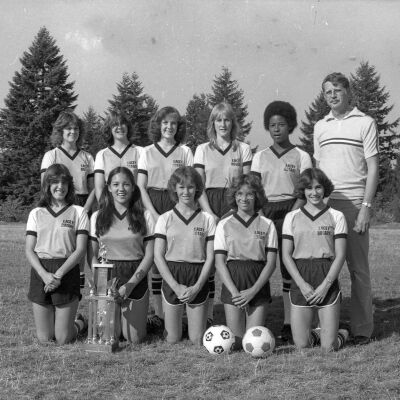 Rotary "Knock in the Grass" high school soccer champions, August 2, 1979: Frame 5