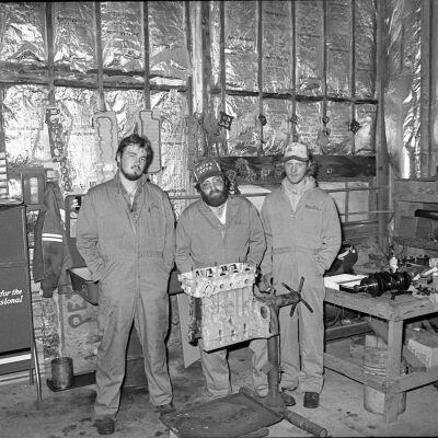 Joe, Pete, and Nathan, Pete's Auto, Date unknown: Frame 24