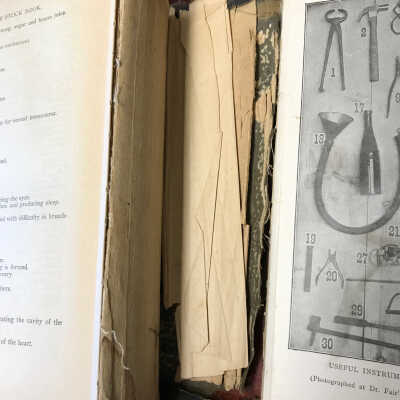 Back cover and spine damage