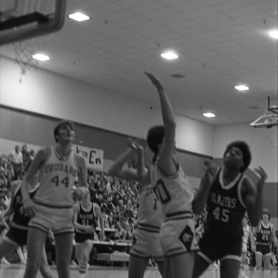 Timberline High School v. Capital High School basketball game, 1979: Frame 20