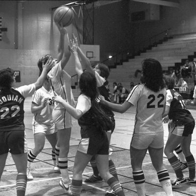 Timberline v. Hoquiam, Timberline High School gym, 1976: Frame 41d