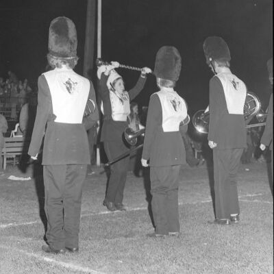 Trombone players, Timberline High School, October 17, 1972: Frame 2