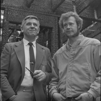 Apartment Fire, Floyd Pugh and John Anderson, Unknown Date
