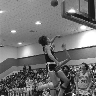 Timberline High School v. Capital High School basketball game, 1979: Frame 37