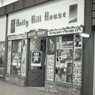 Storefront in a mall, Date unknown: Frame 8f