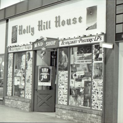 Storefront in a mall, Date unknown: Frame 9f