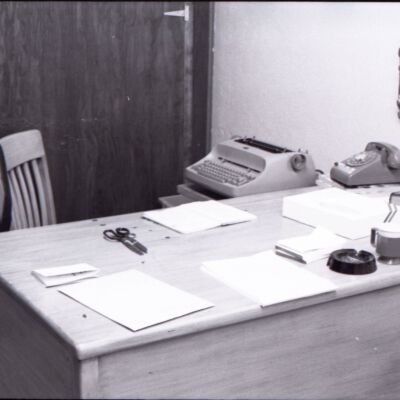 Desk, Date unknown: Frame 10l