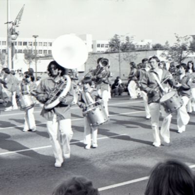 Marching band, Capital Lakefair Parade, Date unknown: Frame 11h