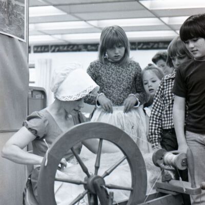 Unidentified woman and children, Date unknown: Frame 22c