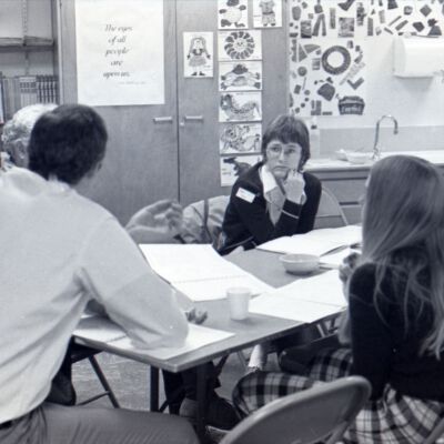 Karen Frasier and unidentified people, Date unknown: Frame 38b