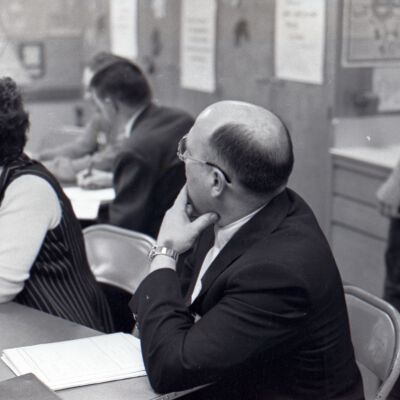 Dick Johnson and unidentified people, Date unknown: Frame 40a
