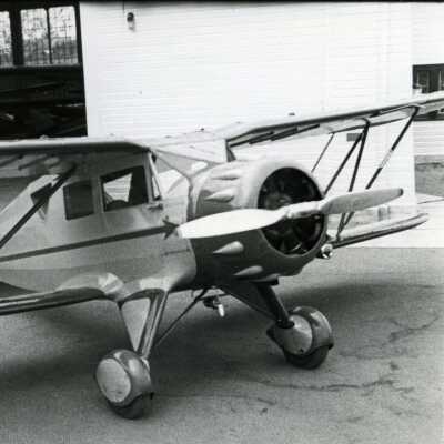 Waco Cabin UIC biplane, Olympia Airport, 1937