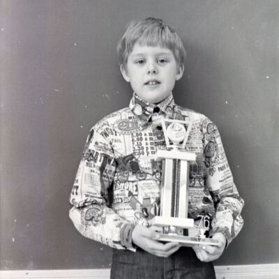 Unidentified boy, 1976: Frame 34