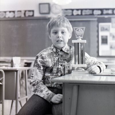 Unidentified boy, 1976: Frame 35