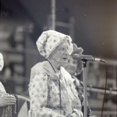 Unidentified woman, Marcus Pavilion, 1976: Frame 27a