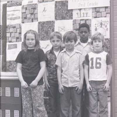 Unidentified children, 1976: Frame 27b