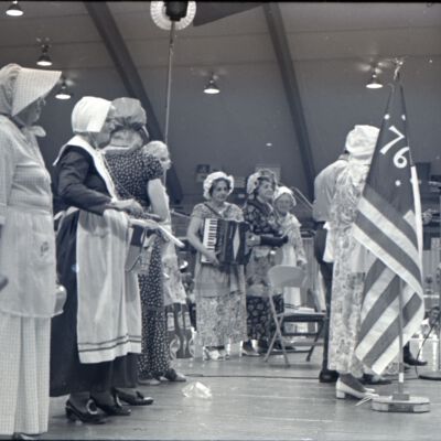 Unidentified musicians, Marcus Pavilion, 1976: Frame 28a
