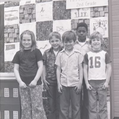 Unidentified children, 1976: Frame 28b