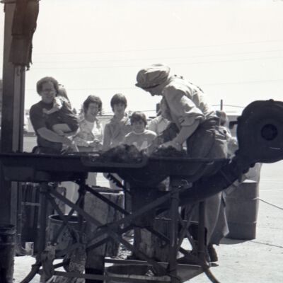 Unidentified people, 1976: Frame 18a