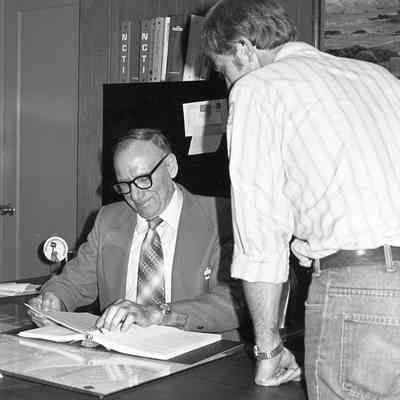 Ted McGee and Unidentified man, June 25, 1980: Frame 4