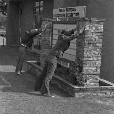 Unidentified people, North Thurston Correctional Institute, North Thurston High School, Date unknown: Frame 4