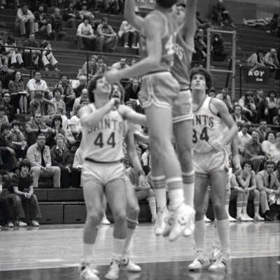 Saint Martin's vs. Lewis-Clark State College, Men's Basketball, 1981: Frame 8b