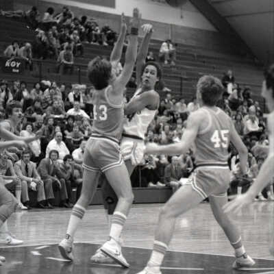 Saint Martin's vs. Lewis-Clark State College, Men's Basketball, 1981: Frame 9b