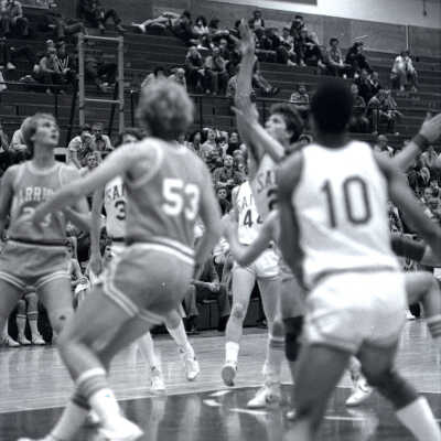 Saint Martin's vs. Lewis-Clark State College, Men's Basketball, 1981: Frame 14b