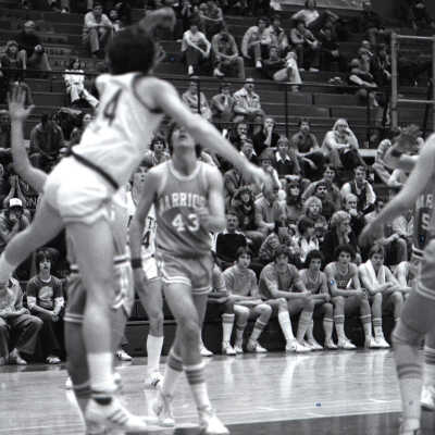 Saint Martin's vs. Lewis-Clark State College, Men's Basketball, 1981: Frame 17b