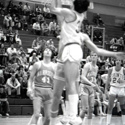 Saint Martin's vs. Lewis-Clark State College, Men's Basketball, 1981: Frame 20b